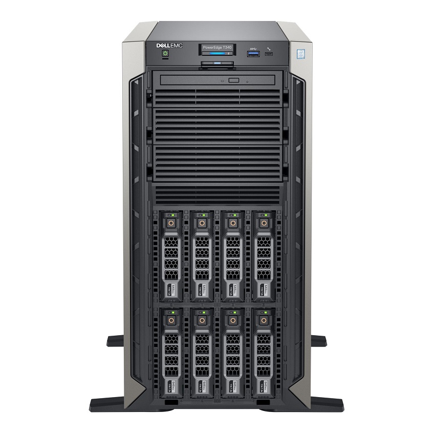 Server Dell PowerEdge T340 (Xeon E-2274/8GB RAM/1TB HDD/DVDRW/PERC H330/iDRAC9 Basic/495W) (70214785)