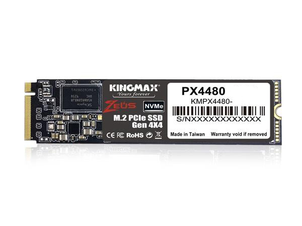 Ổ cứng SSD Kingmax Zeus PX4480 500GB M.2 2280 PCIe NVMe Gen 4x4 -  (KM500GPX4480)