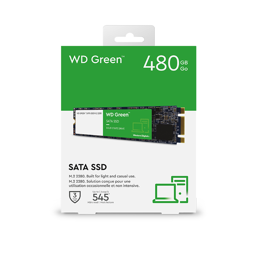 Implications Tomato cold Ổ cứng SSD WD Green 480GB M.2 2280 - (WDS120G2G0B)