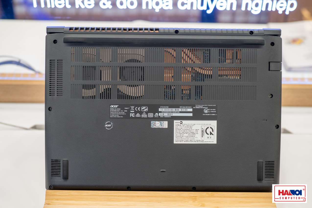 Laptop Acer Gaming Aspire 7 A715-41G-R282 (NH.Q8SSV.005) (Ryzen 5 3550H/8GB RAM/512GB SSD/GTX1650Ti 4G DDR6/15.6 inch FHD IPS/Win10/Đen