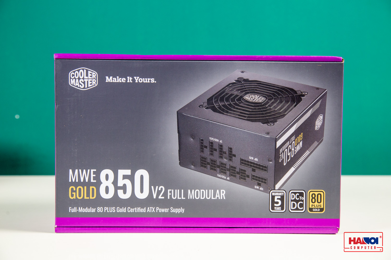 Nguồn máy tính Cooler Master MWE GOLD 850 - V2 850W ( 80 Plus Gold/Màu  Đen/Full