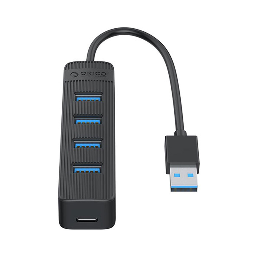 Bộ chia USB Orico TWU3-4A-BK (Từ 1 ra 4 cổng USB 3.0)