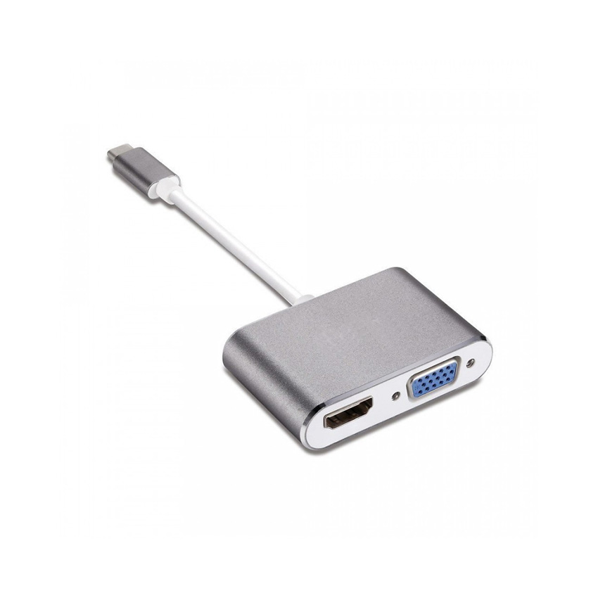 CÁP CHUYỂN ĐỔI TỪ USB TYPE C SANG VGA VÀ HDMI