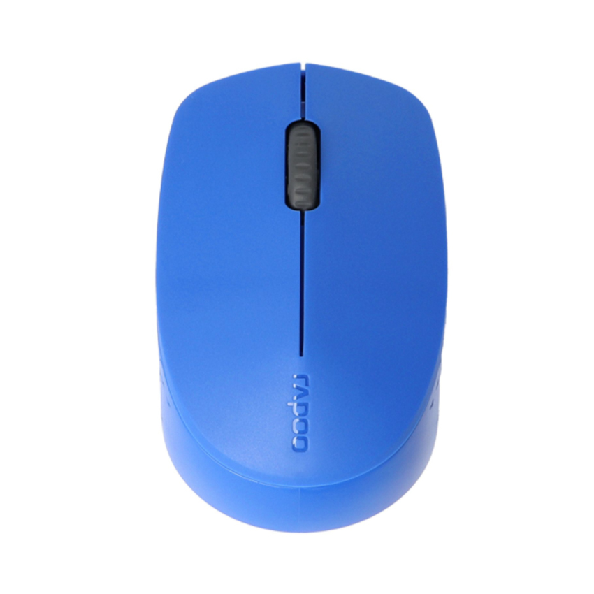 Chuột không dây Rapoo M100 Silent màu Xanh dương (USB/Bluetooth)