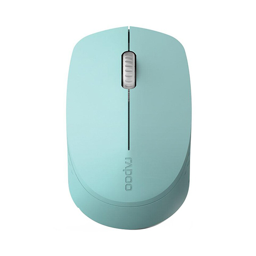 Chuột không dây Rapoo M100 Silent màu Xanh lá (USB/Bluetooth)