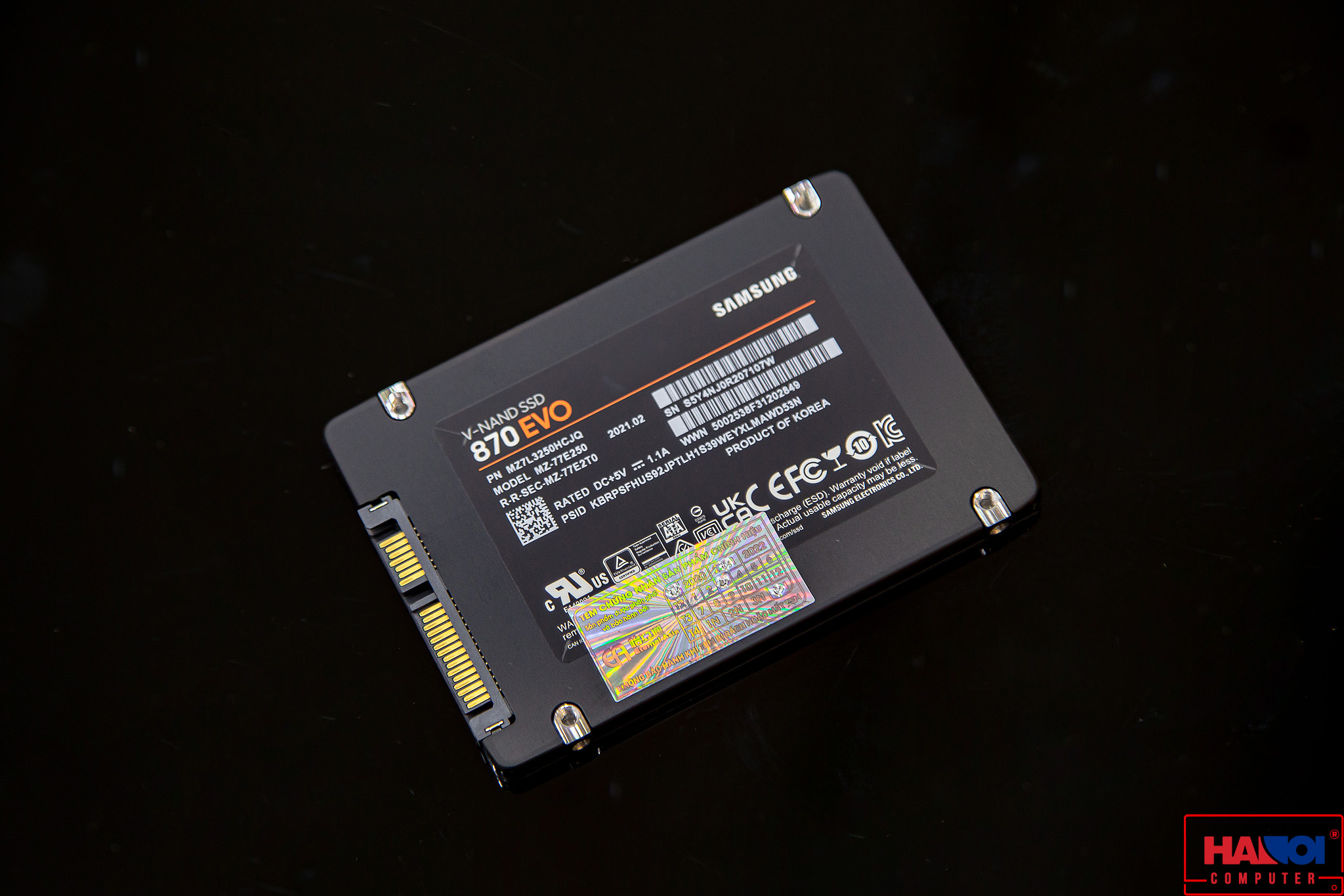 Ổ cứng SSD Samsung 870 EVO 500GB SATA III 6Gb/s 2.5 inch ( Đọc 560MB/s - Ghi 530MB/s) - (MZ-77E500BW)