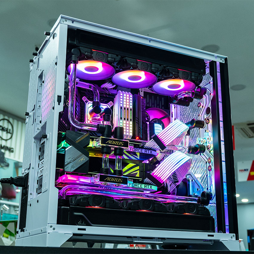 Vỏ Case Lian Li O11 Dynamic Xl Rog Certified White Model O11dxl W