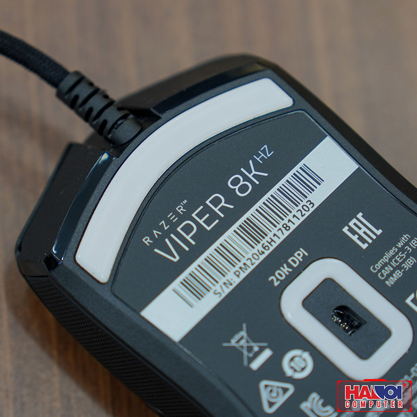 Chuột chơi game Razer Viper 8KHz (USB/RGB/Đen) (RZ01-03580100-R3M1)