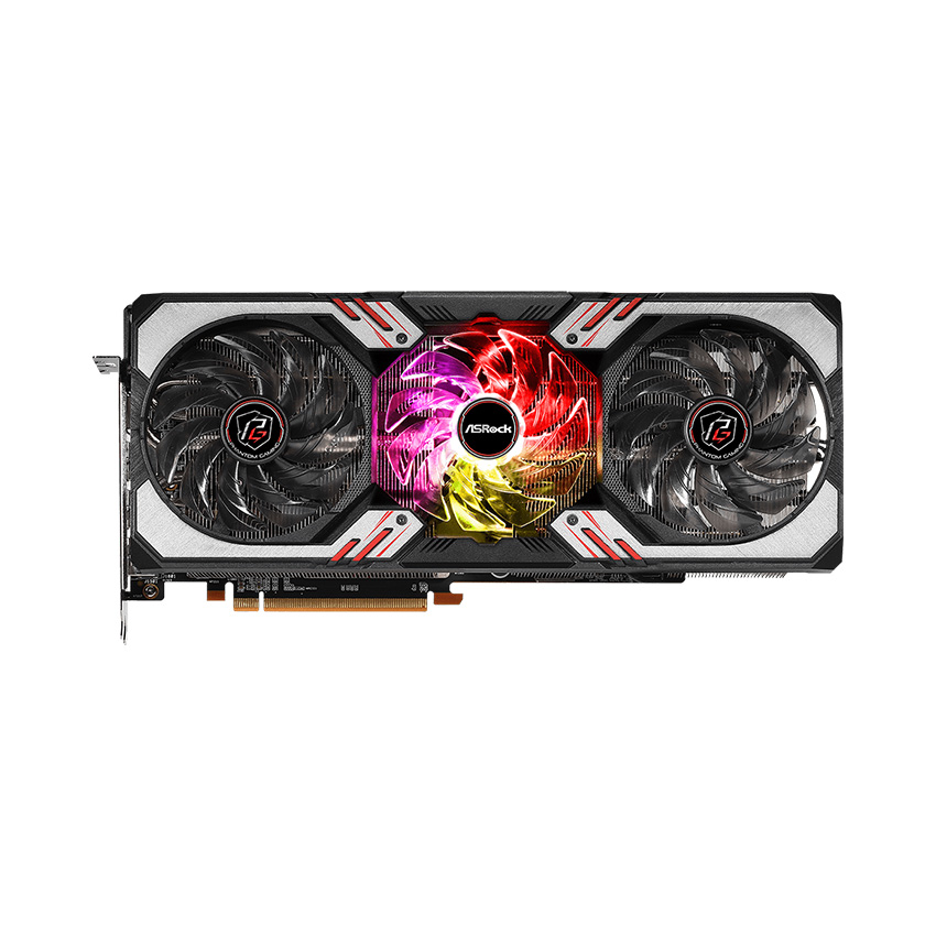 Card màn hình Asrock RX 6800 Phantom Gaming D-16GO (12GB GDDR6, 256-bit, DVI+HDMI, 1x8-pin, 1x6-pin) - Hình 2