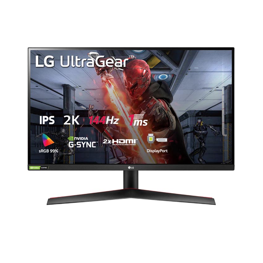Màn hình LG 27GN800-B (27inch/QHD/IPS/144Hz/1ms/280nits/HDMI+DP+Audio/GSync)