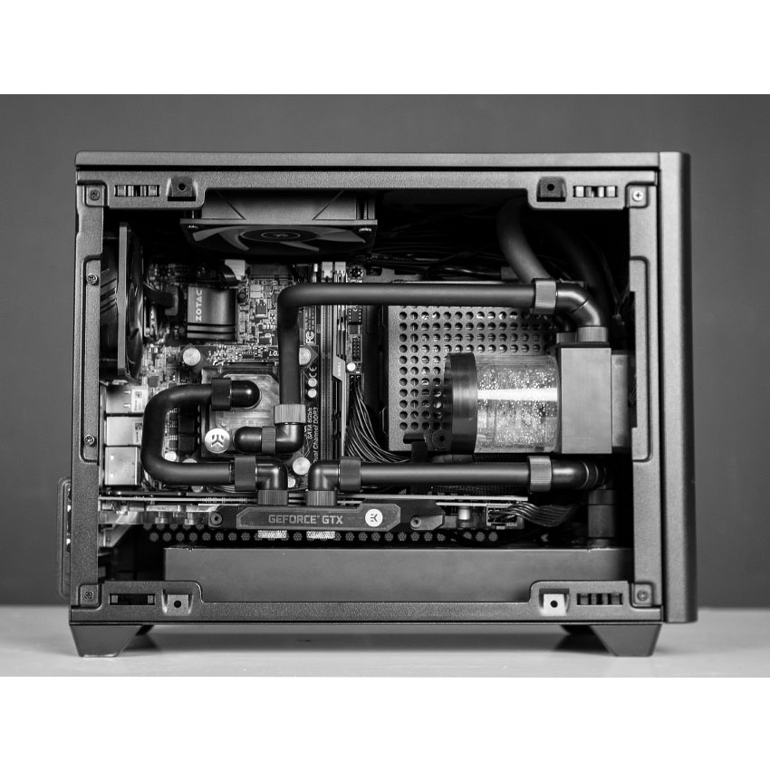 Trọn bộ tản nhiệt nước PC Cooler Master NR200 Black Edition HT-104 (Lắp ráp theo yêu cầu)