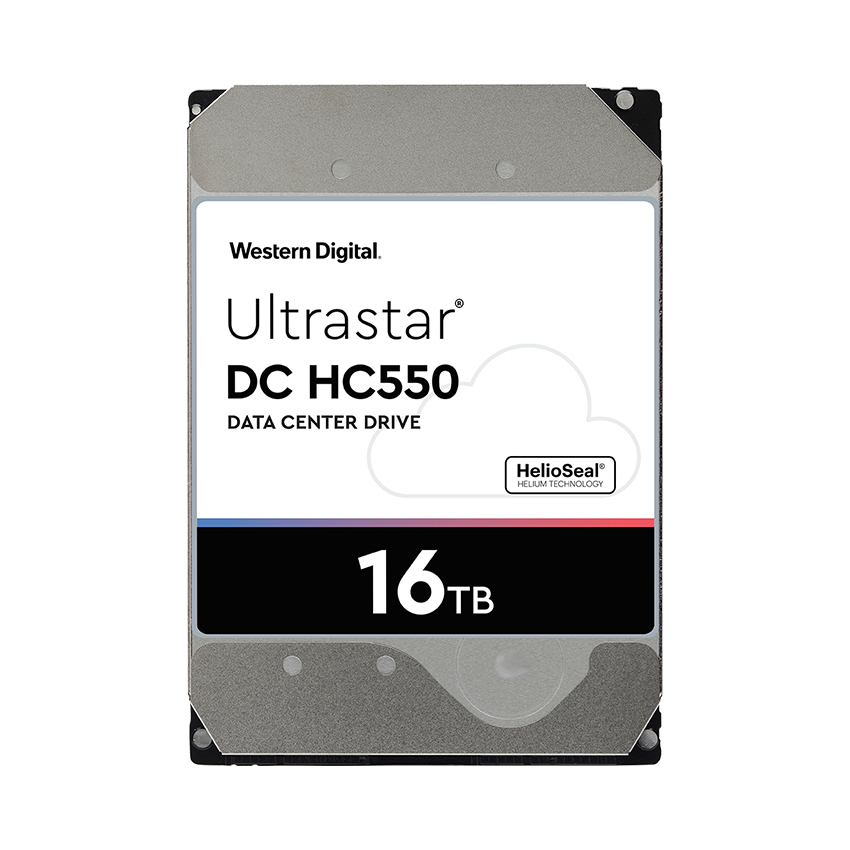 HDD WD Ultrastar DC HC550 (16TB/3.5/SATA 3/512MB Cache/7200RPM) (WUH721816ALE6L4)