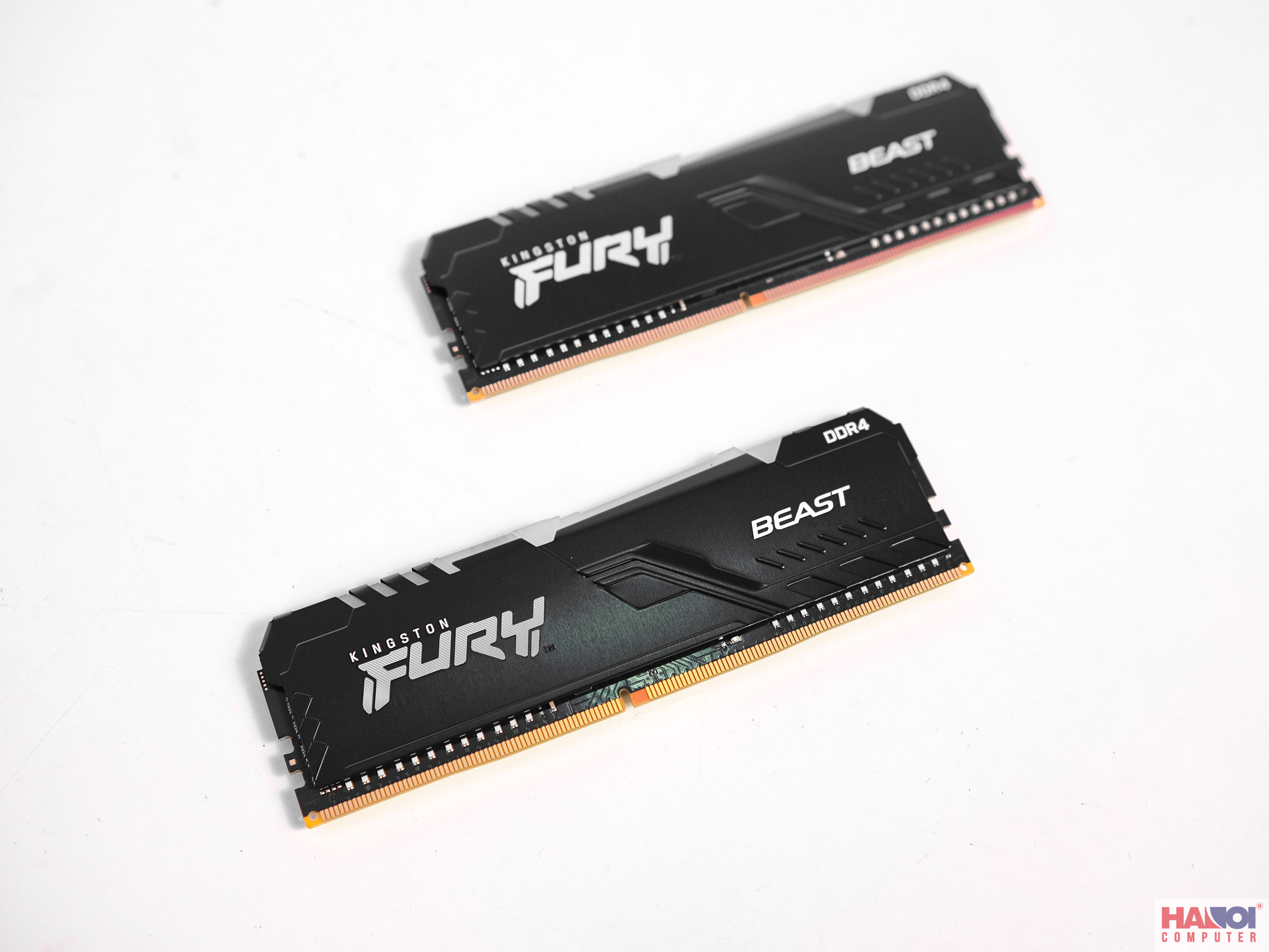 Ram Desktop Kingston Fury Beast RGB (KF436C18BBAK2/32) 32GB (2x16GB) DDR4 3600Mhz