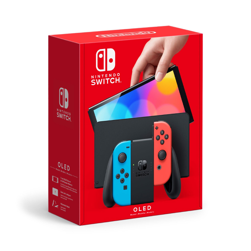 Máy chơi game Nintendo Switch OLED Red and Blue (Xanh Đỏ)