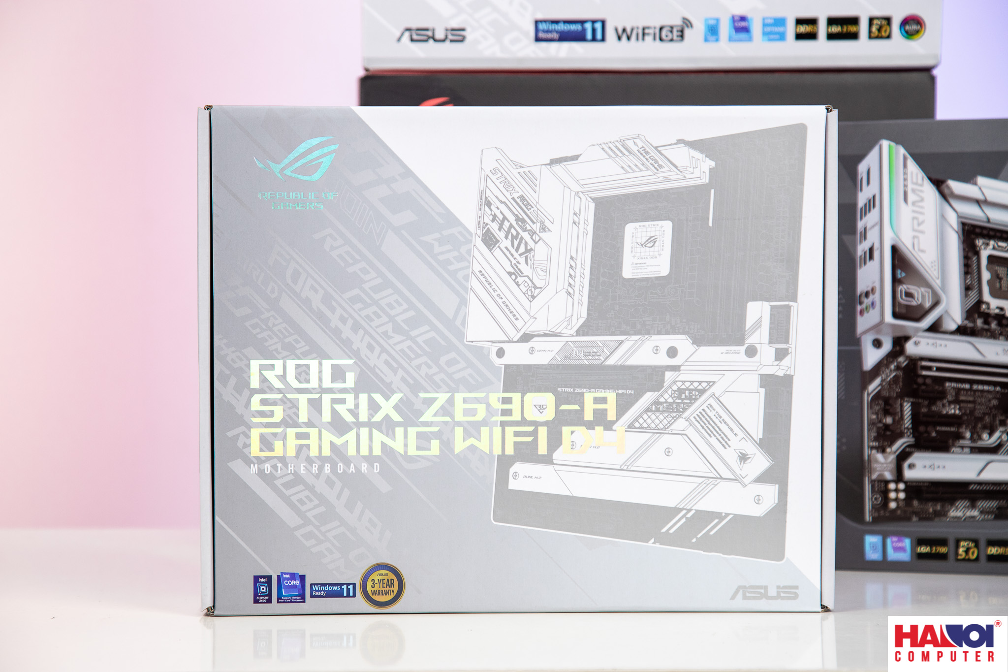 Mainboard ASUS ROG STRIX Z690-A GAMING WIFI D4 (Intel Z690, Socket 1700, ATX, 4 khe RAM DDR4)