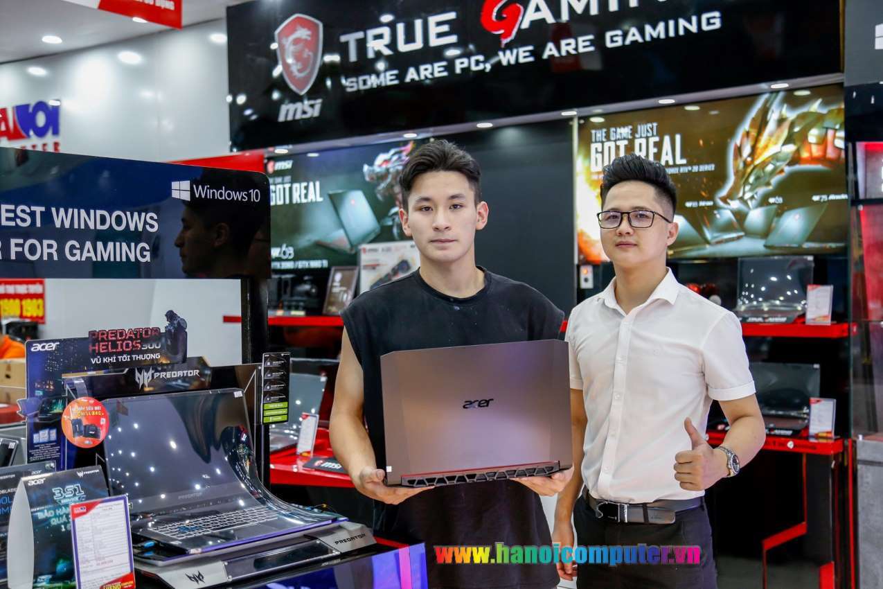 Laptop Acer Gaming Nitro 5 AN515-57-56S5 (NH.QEKSV.001) (i5 11400H/8GB Ram/512GB SSD/GTX1650 4G/15.6 inch FHD 144Hz/Win 11/Đen) (2021)