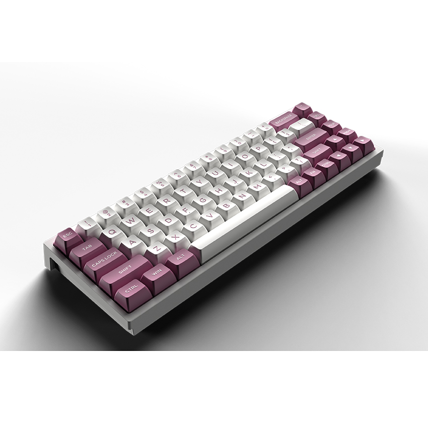 Bàn phím cơ FLEsport FL680 SAM Peach Brown sw (Gateron Cap) - Hình 2