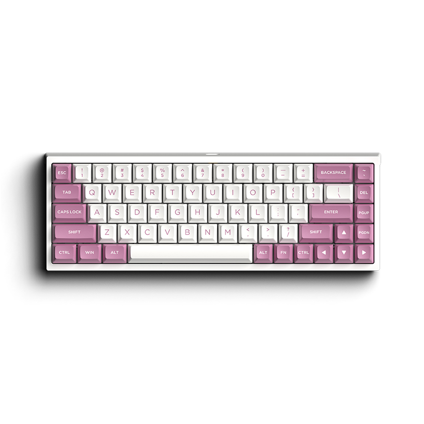 Bàn phím cơ FLEsport FL680 SAM Peach Brown sw (Gateron Cap) - Hình 1