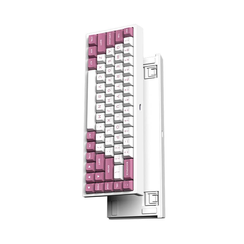 Bàn phím cơ FLEsport FL680 SAM Peach Brown sw (Gateron Cap) - Hình 3