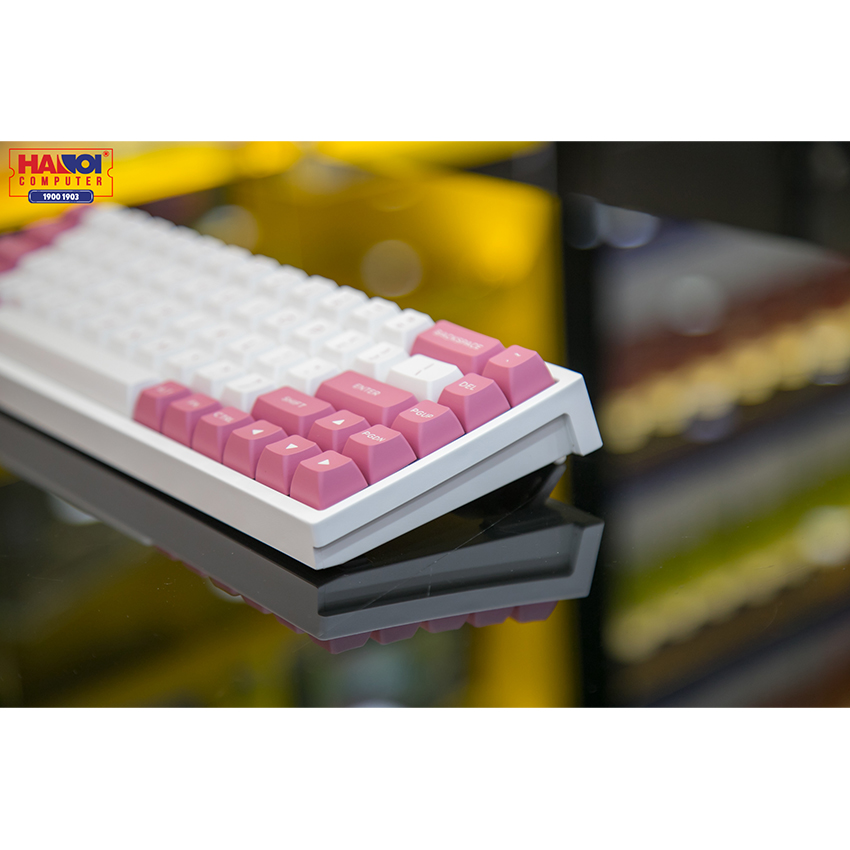 Bàn phím cơ FLEsport FL680 SAM Peach Brown sw (Gateron Cap) - Hình 9