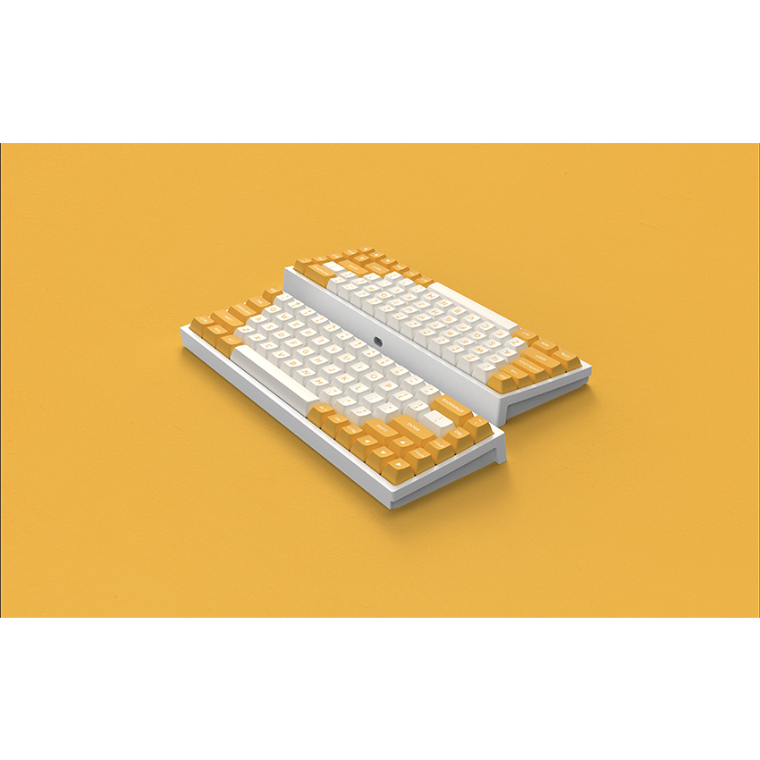 Bàn phím cơ FLEsport FL680 SAM Banana Brown sw (Gateron Cap) - Hình 3
