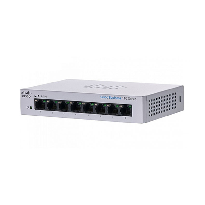 Switch Cisco CBS110-8T-D-EU Unmanaged 8-port GE, Desktop, Ext PS 2