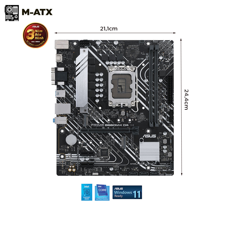 Mainboard Asus PRIME B660M-K D4