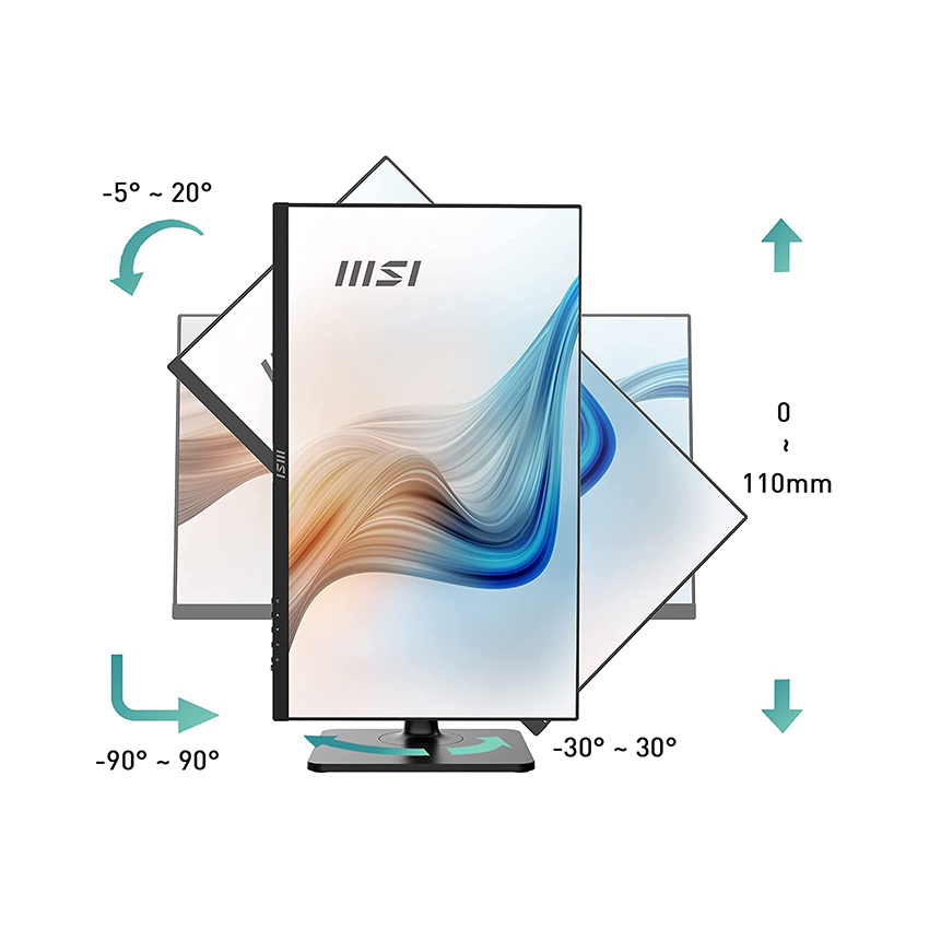 Màn hình MSI MD241P (23.8 inch/FHD/IPS/75Hz/5ms/250nits/HDMI+USBC/Loa/Đen)