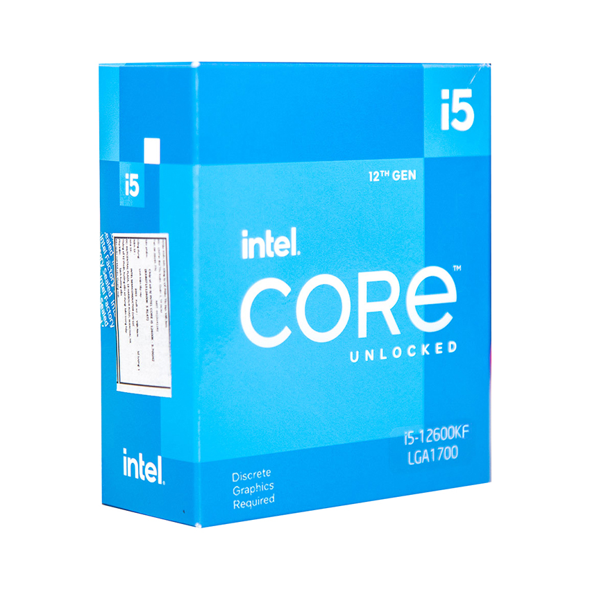 INTEL Core i5-12600KF 8-Core CPU Sockel 1700 3.7 GHz 10 Kerne 16 Threads  SRL4U