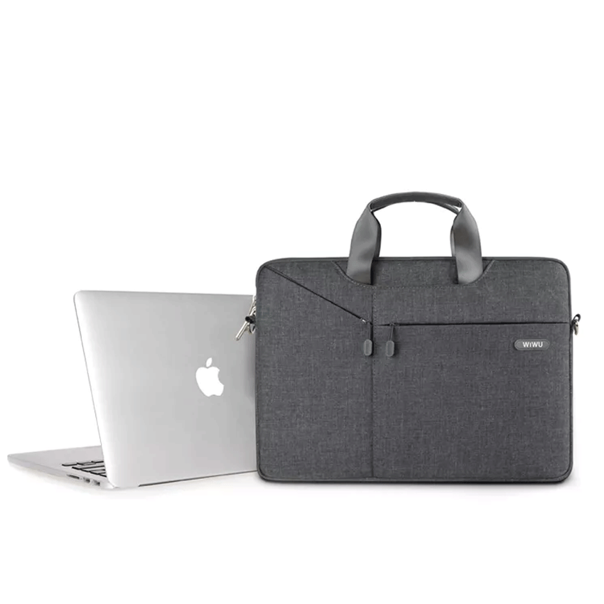 Cặp Laptop chống sốc WiWu City Commuter bag 13.3 inch màu xám