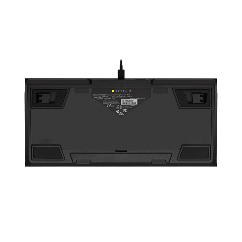 Bàn phím game Corsair K70 TKL Champion RGB (OPX sw/USB) (CH-911901A-NA)