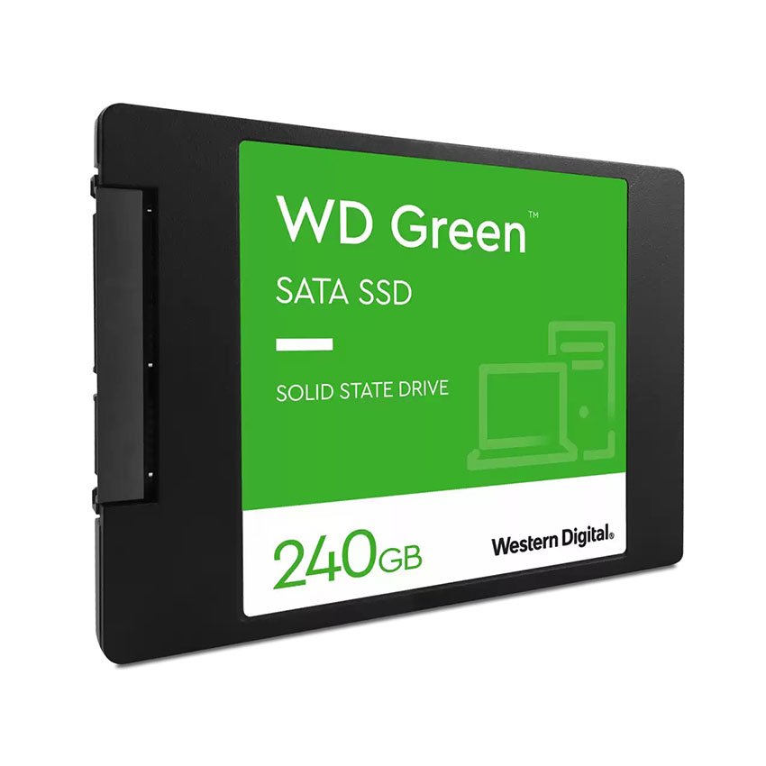 Ổ cứng SSD WD Green 240GB SATA 2.5 inch (Đọc 545MB/s - Ghi 465MB/s) - (WDS240G3G0A)