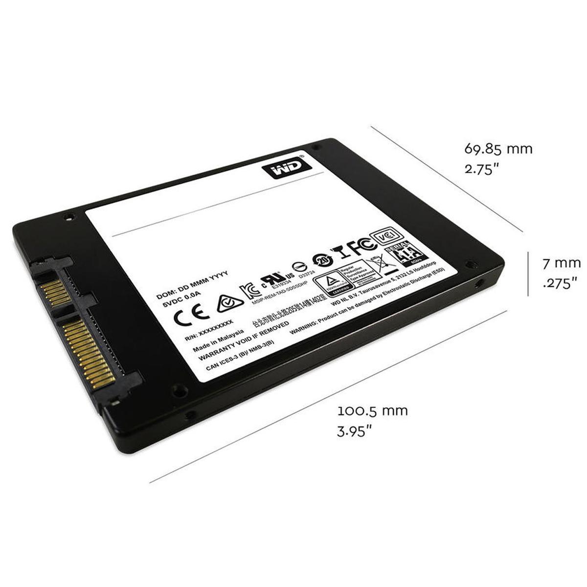 Ổ cứng SSD WD Green 480GB SATA 2.5 inch (Đọc 545MB/s - Ghi 465MB/s) -  (WDS480G3G0A)