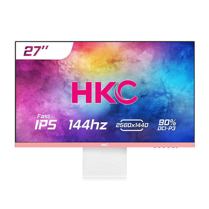 Màn hình HKC MG27S9Q Pink (27 inch/QHD/IPS/144Hz/1ms/Hồng)