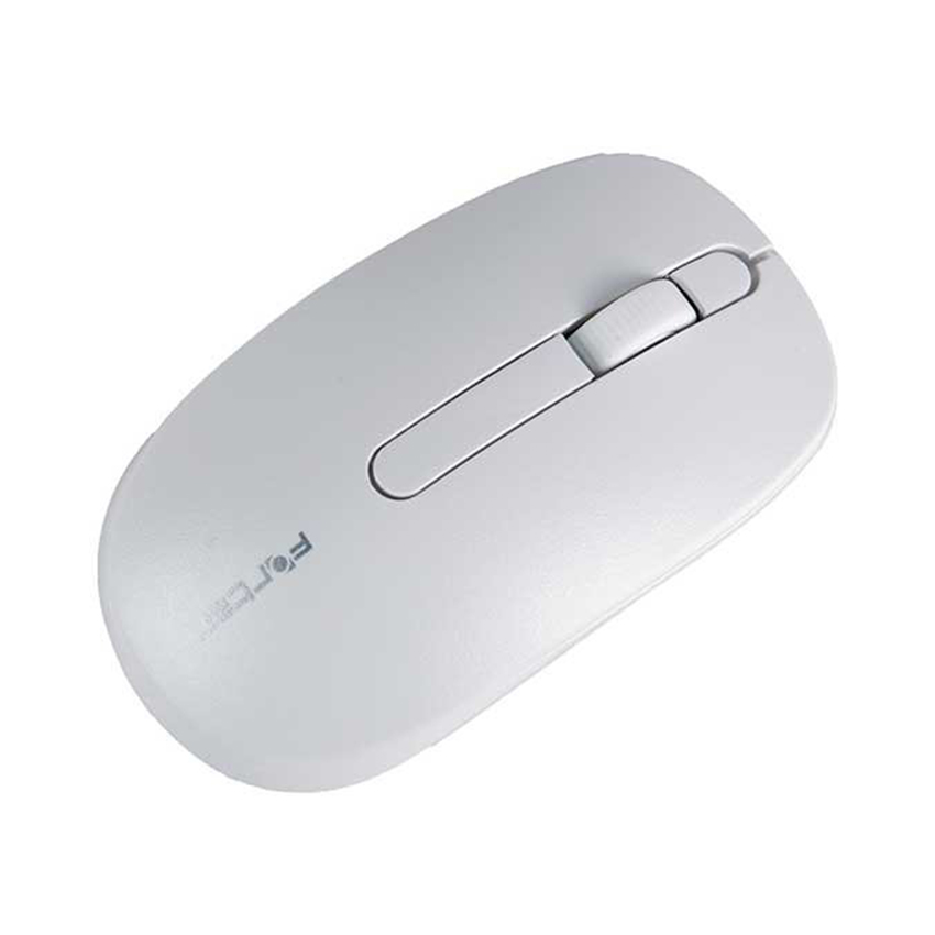 Chuột không dây Forter V1 trắng (USB/pin AA) - Hình 1