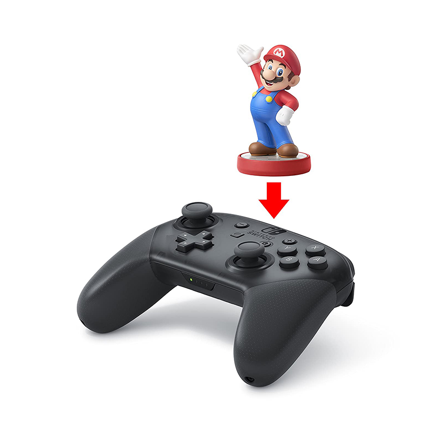 Tay cầm chơi game không dây Nintendo Switch Pro Controller màu đen 