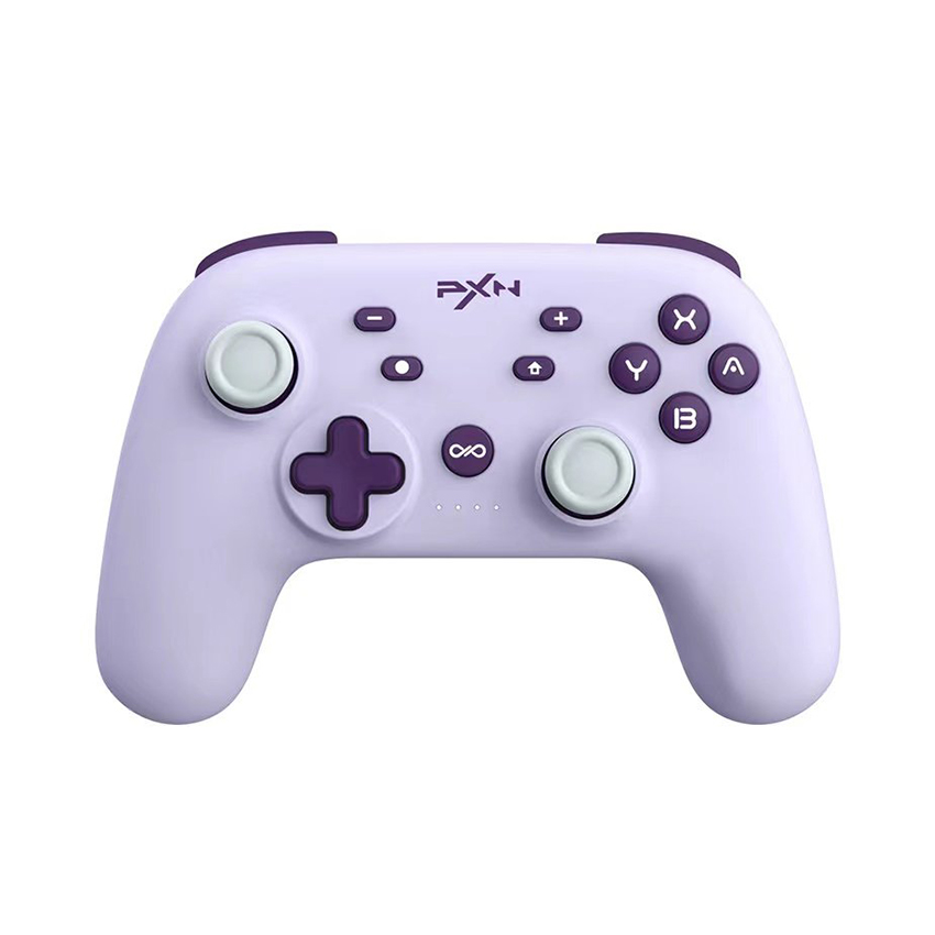 Tay cầm chơi game không dây PXN P50 cho Nintendo Switch/PC màu tím lilac