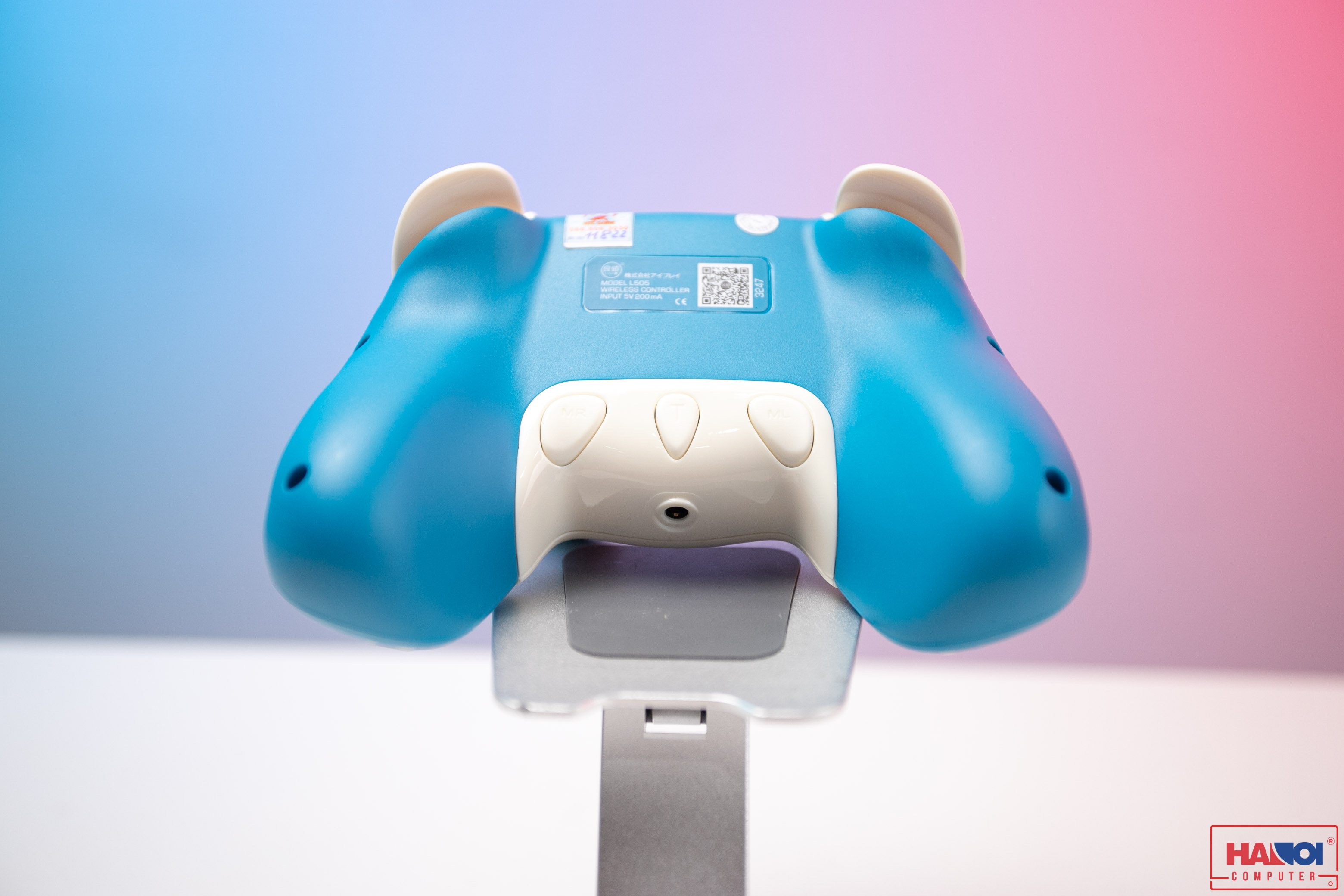 Tay cầm chơi game không dây IINE Pro Controller Animal cho Nintendo Switch/PC, màu Blue Fox