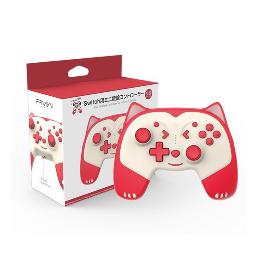 Tay cầm chơi game không dây IINE Pro Controller Animal cho Nintendo Switch/PC, Red Fox