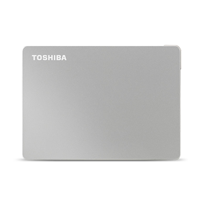 Ổ cứng di động 1TB USB 3.2 Gen1 2.5 inch Toshiba Canvio Flex màu bạc - HDTX110ASCAA