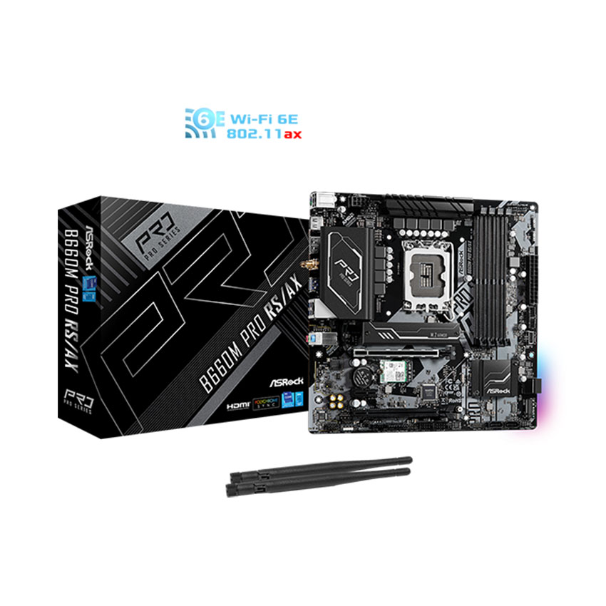 Материнская плата asrock b660m pro rs