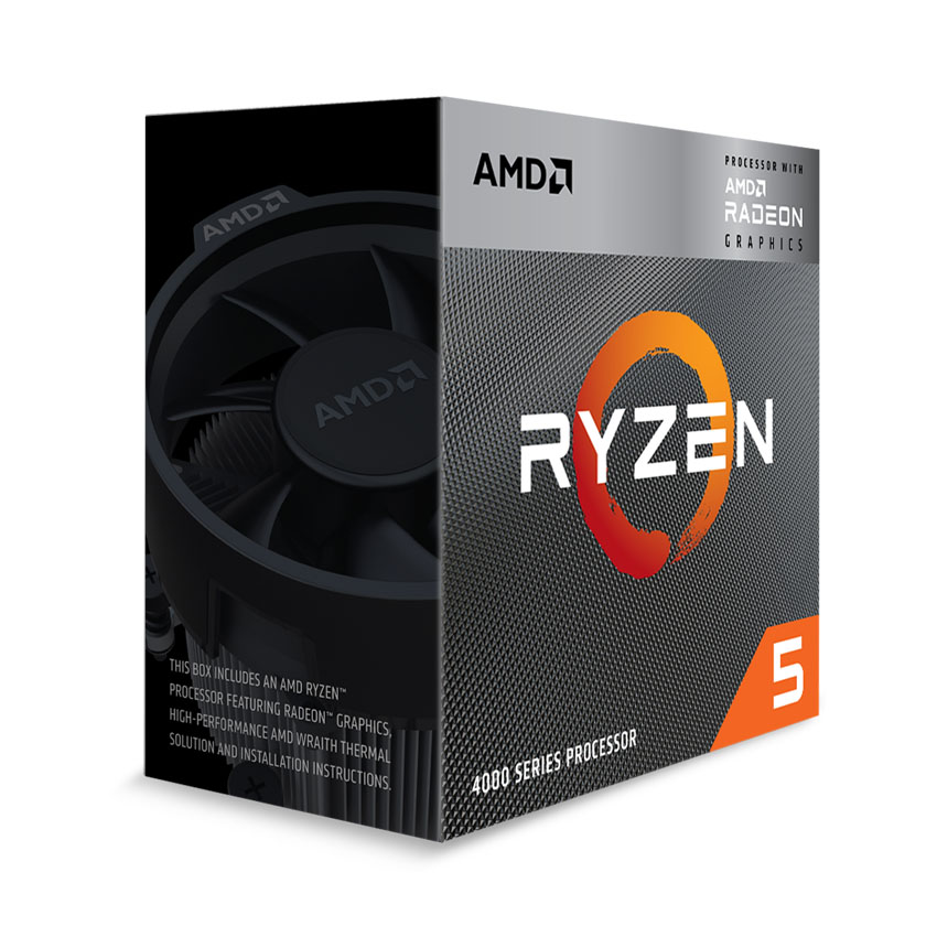 AMD RYZEN 5 4600G (3.7 GHZ TURBO UPTO 4.2GHZ / 11MB / 6 CORES, 12 THREADS / 65W / SOCKET AM4)