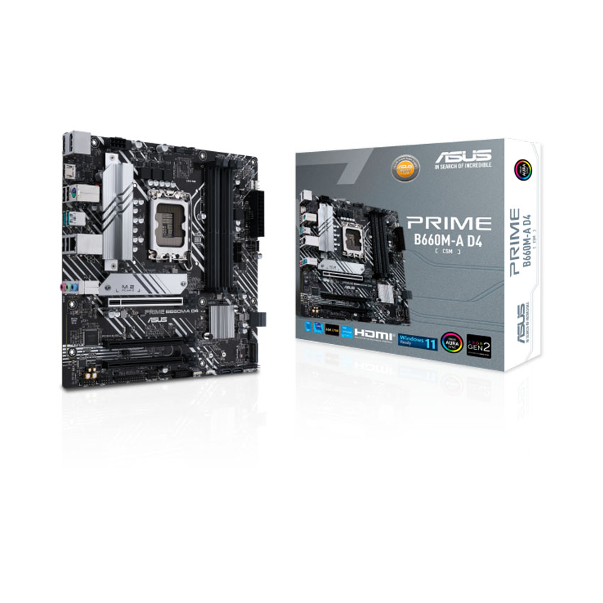 Mainboard ASROCK B660M-HDV (Intel B660, Socket 1700, M-ATX, 2 khe RAM DDR4)