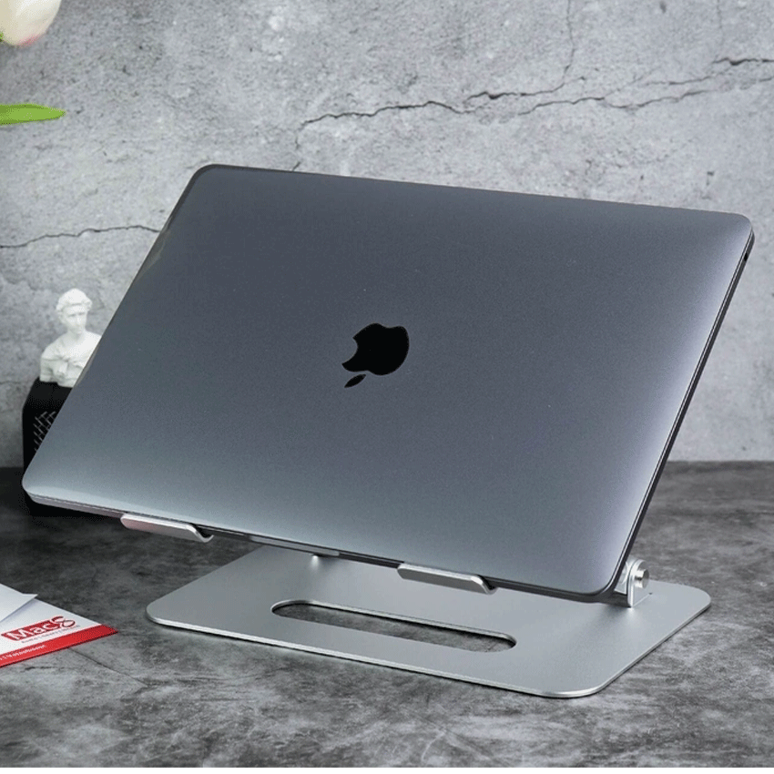 Giá đỡ laptop HyperWork L1 khung nhôm màu bạc