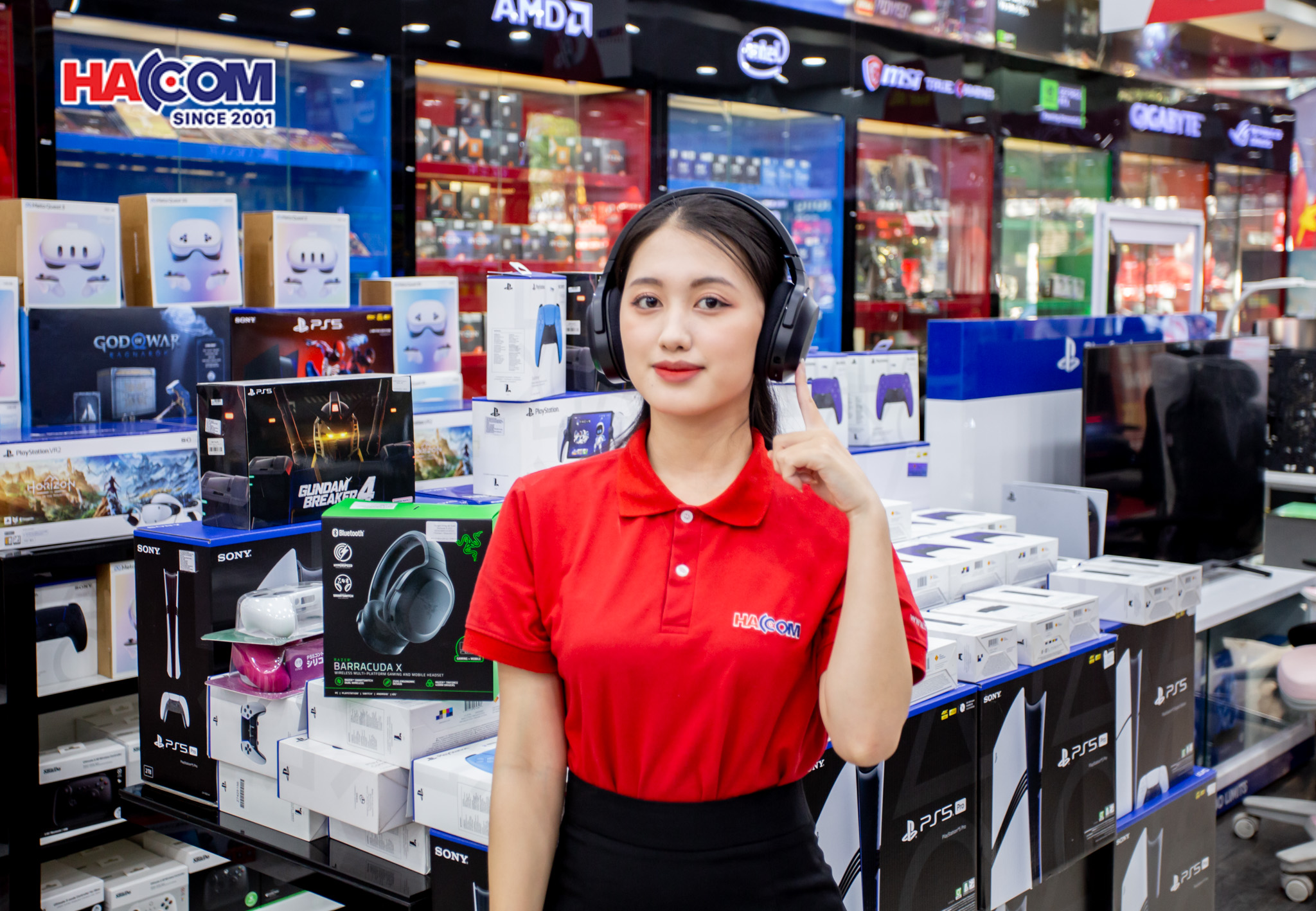 Tai nghe không dây Razer Barracuda X-2022 RZ04-04430100-R3M1 (Wireless + Bluetooth 5.2) - Hình 2