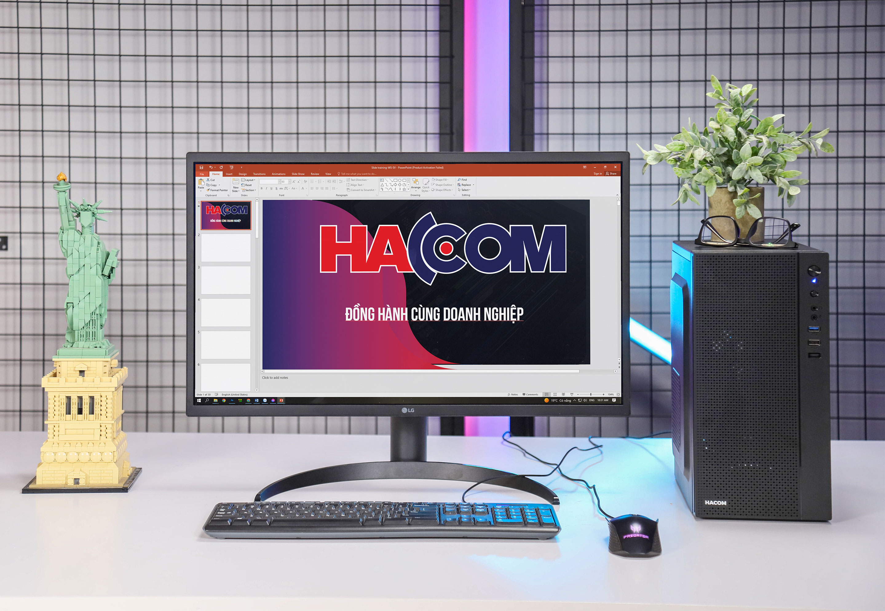 PC HACOM BUSINESS MINI P13 (i3 10105F/H510/8GB RAM/240GB SSD/GT 1030)