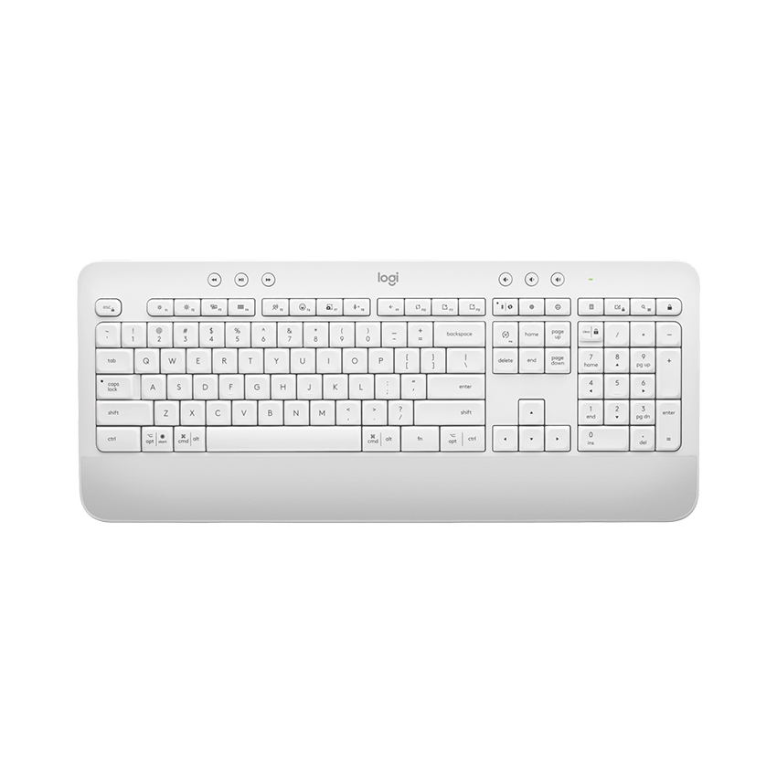 Bàn phím không dây Logitech K650 Off White (USB/Bluetooth/Trắng) (920-010987)