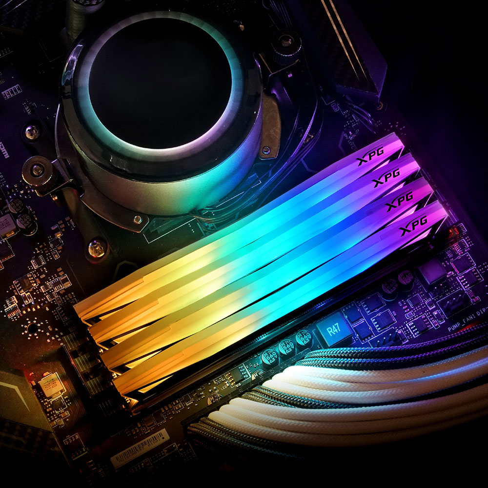 Ram Desktop Adata XPG Spectrix D60G RGB (AX4U36008G18I-DT60) 16GB (2x8GB) DDR4 3600Mhz