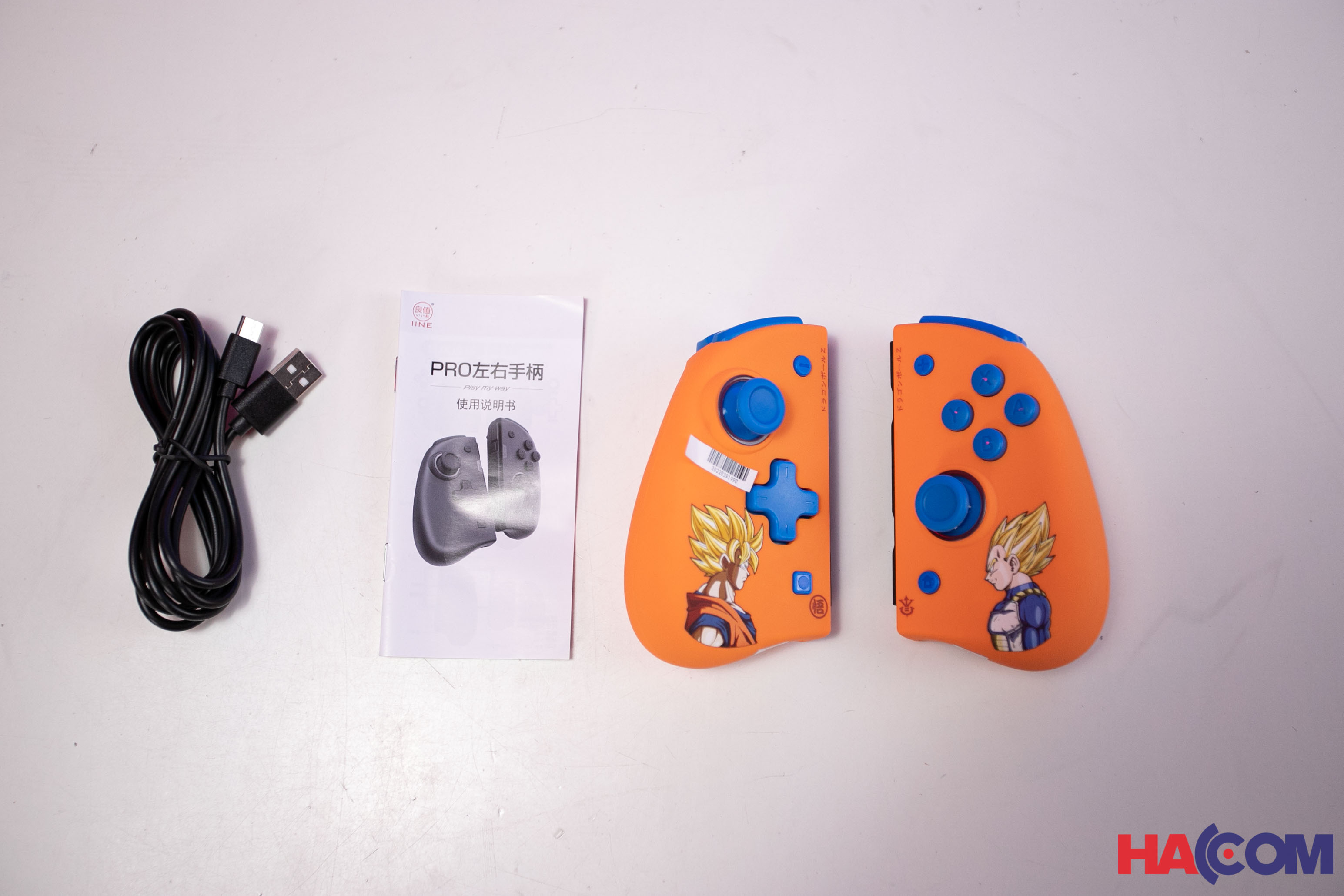 Tay cầm chơi game IINE Dragon Ball Split Pad Pro Joycon cho Nintendo Switch