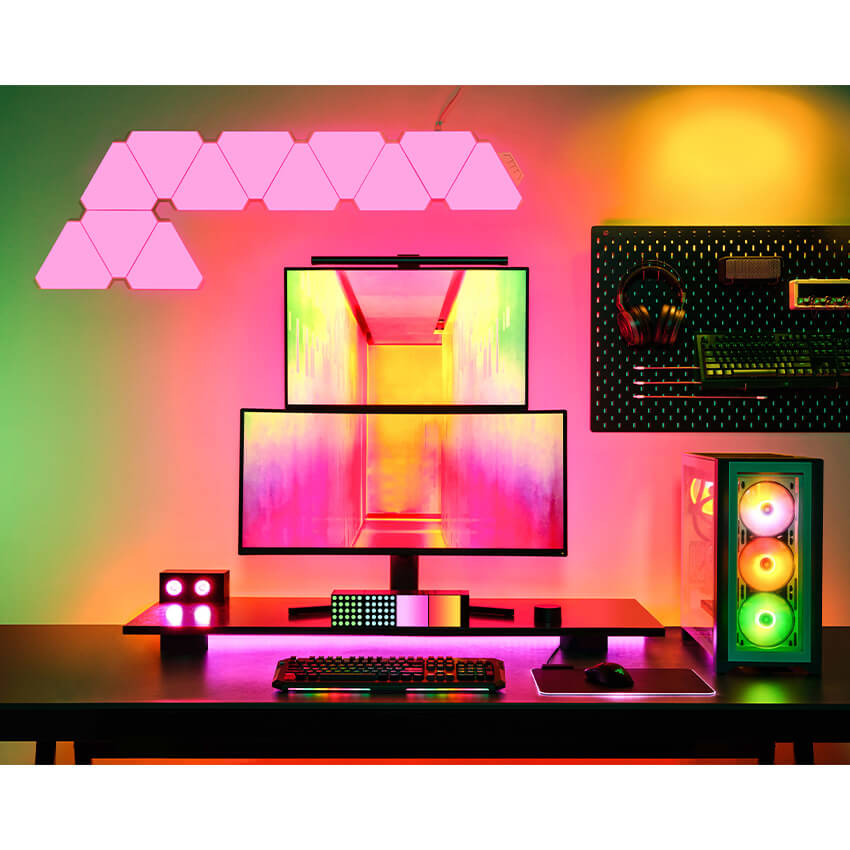 Đèn lắp ghép trang trí Yeelight Smart RGB Light Panels - Bộ 06 tấm - Phiên bản US (2022)